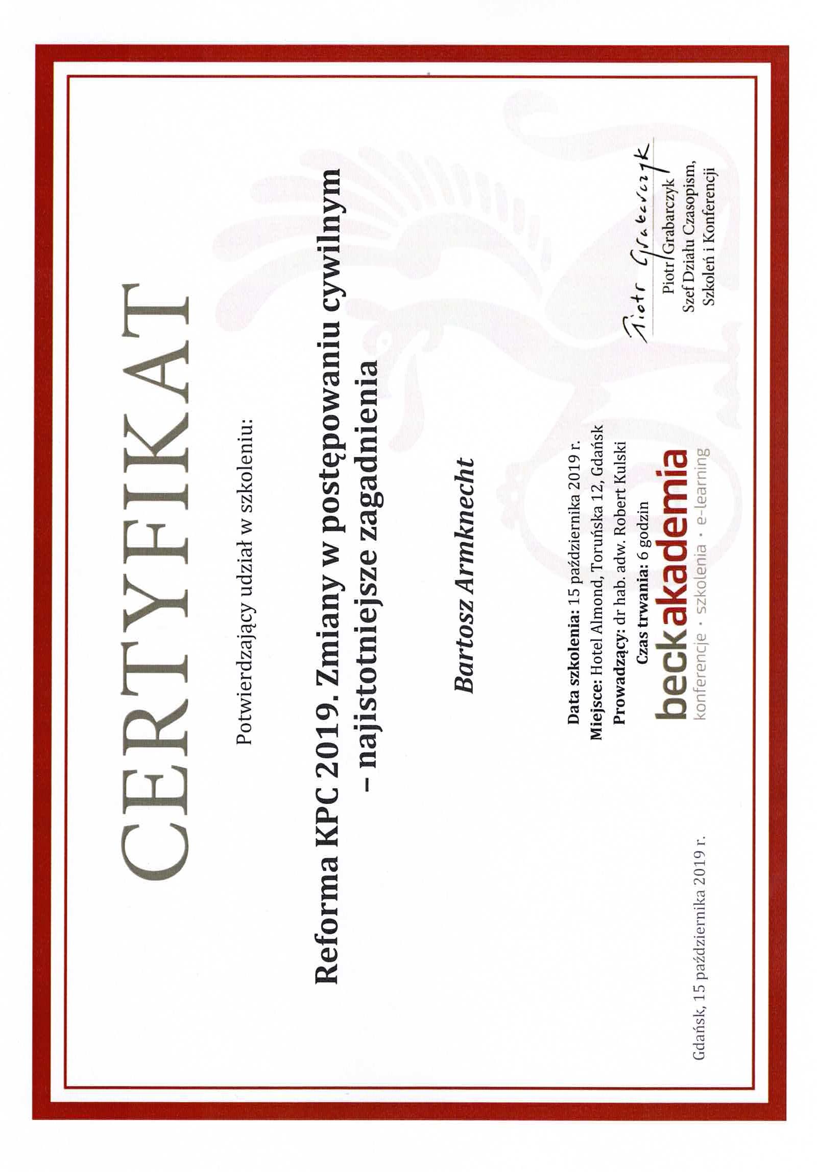Kancelaria Prawna  w Gdyni ADVISER Armknecht & Partners attorneys-at-law | Prawo procesowe - postępowanie cywilne / Civil litigation 
